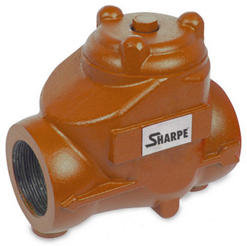 Sharpe 1 in. NPT Threaded Carbon Steel Oil Patch Swing Check Valve - 3000 PSI