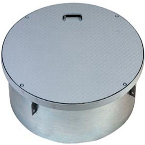 OPW 48 in. 120 Series Steel Roto-Lock Rain Tight Manhole with 10 in. Skirt