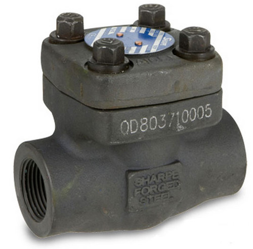 Sharpe Class 800 1/4 in. NPT Threaded Forged Carbon Steel Swing Check Valve