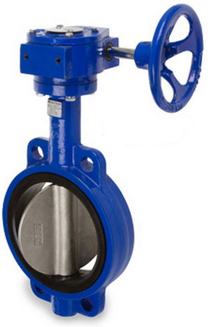 Sharpe 17 Series 2 1/2 in. Ductile Iron Gear Operated Butterfly Valve w/Nitrile Rubber Seals & SS Disc, Wafer Style