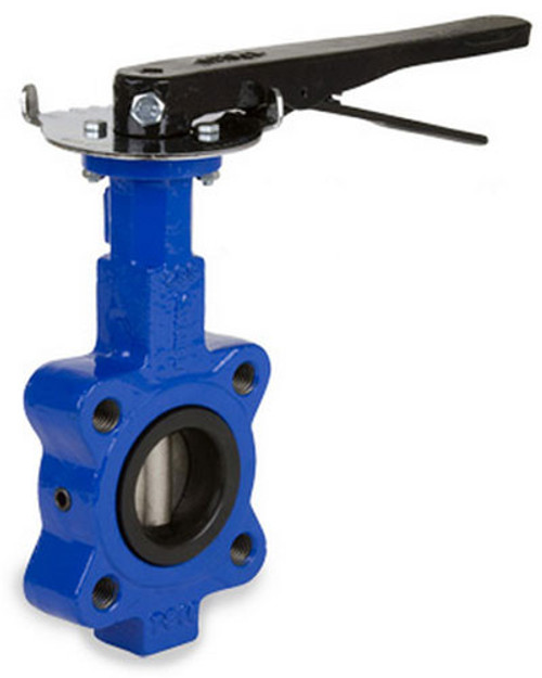 Sharpe® 17 Series 3 in. Ductile Iron 10 Position Lever Operated Butterfly Valve w/EPDM Seals & SS Disc, Lug Valve