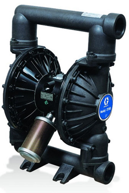 Graco Husky 2150 2 in. NPT Aluminum Air Diaphragm Pump w/ Nitrile Rubber Diaphragms & Balls, Polypropylene Seats