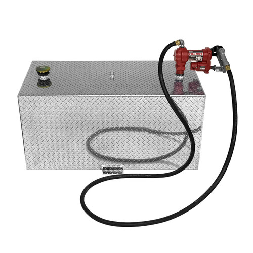 110 Gallon Fuel Transfer Tank w/ Fill-Rite 15 GPM Pump (12V DC)