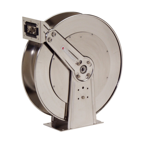 Reelcraft Series 8000 Stainless Steel Spring Retractable Reel - Reel Only - 3/4 in. x 75 ft.