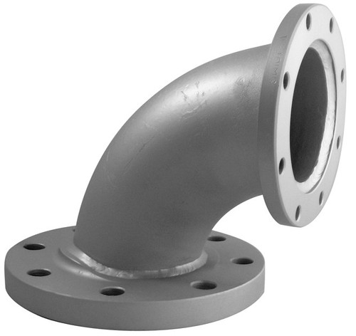 4 in. 150# Flange x 4 in. TTMA Flange Conversion 90° Elbow