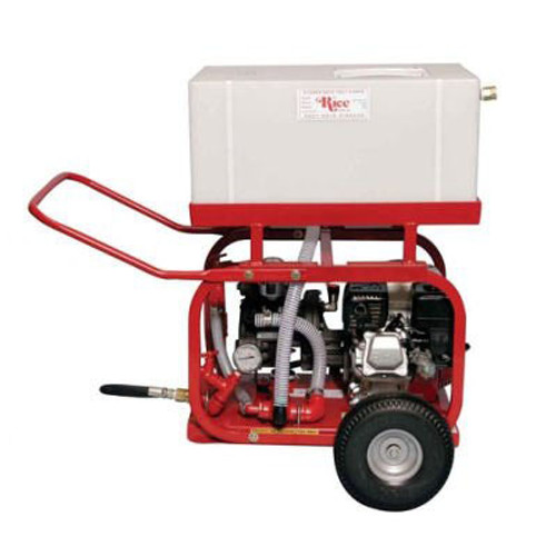 Rice Hydro DPH-3B Hydrostatic Test Diaphragm Pump- Honda Engine w/ Wheel & Handle Kit and  20 Gal Pressured Tank