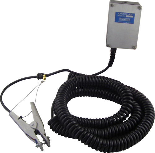 Coiled Cord With Clamp & Junction Box For Civacon 8030 Monitor