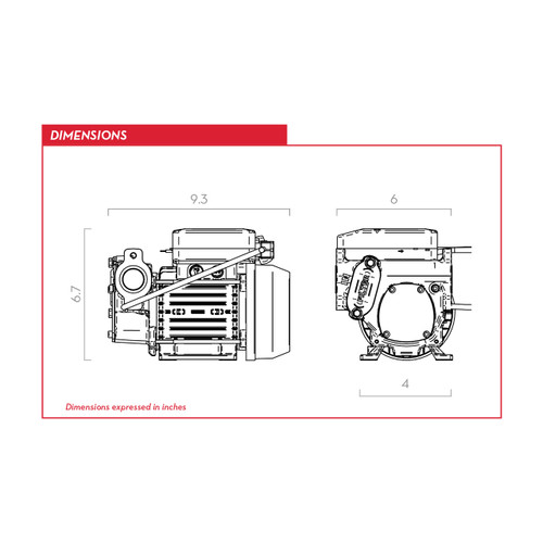 ELETTROPOMPA GASOLIO LT. 56/MIN 1 220V PANTHER 56 F00730000 PIUSI