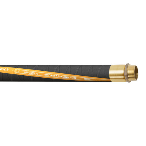 Continental ContiTech Wingcraft™ 1 in. 300 PSI Aviation Fueling Hose Assembly w/ Brass Male NPT Ends