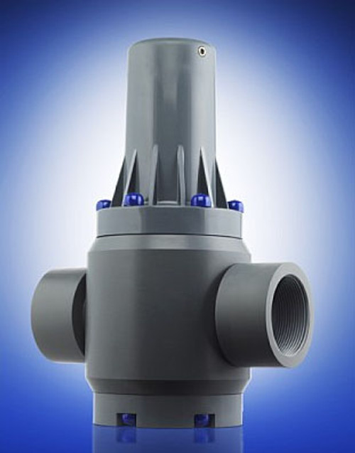 Plast-O-Matic Series PRH & PRHM Thermoplastic Pressure Regulators