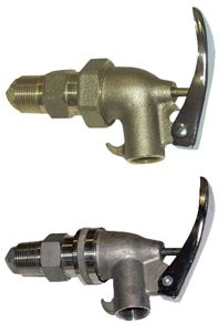 Vestil 3/4 in. NPT Brass & Stainless Drum Faucets