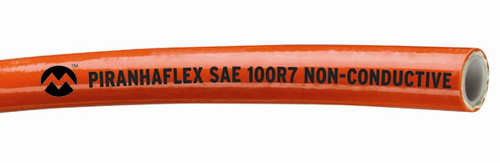 Piranhaflex 100R7 Series PF367NC Orange Non-Conductive Hydraulic Hose