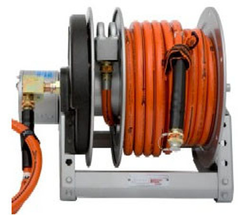 Hannay Reels EF2200 Power Rewind Reel Assembly For CORE™ Hydraulic Dual Hose Rescue Tools - With Hose