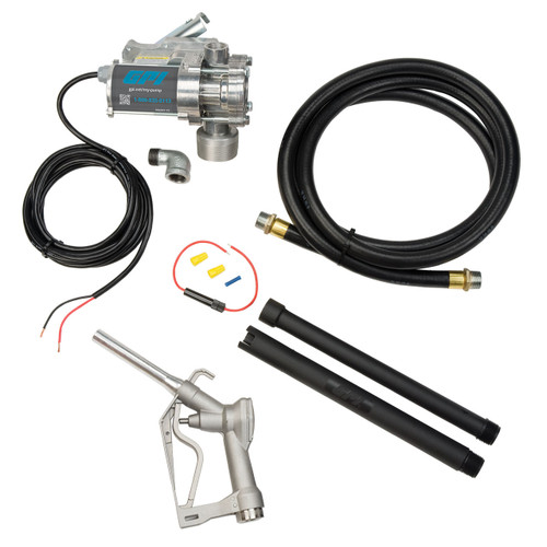 GPI M-180 Series 12V DC Fuel Transfer Pump w/ Manual Nozzle & Filter Kit -  18 GPM - John M. Ellsworth Co. Inc.