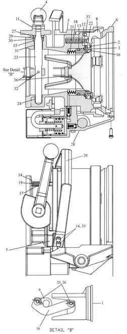 Emco Wheaton K2 Coupler Parts