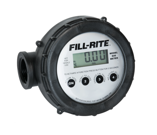 Fill-Rite 820 1 in. NPT Digital Nutating Disc Meter