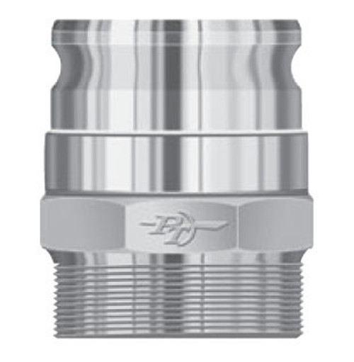 PT Coupling Stainless FSV-Coupler 360° Swivel Male Adapter x Male NPT