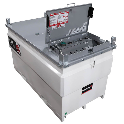 Western Global 500 Gallon FuelCube Fuel Storage Tank with 15 GPM