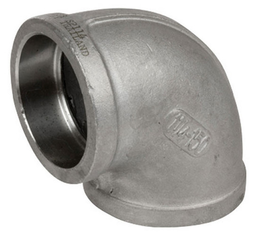 Smith Cooper Cast 150# Stainless Steel 1 1/4 in. 90° Elbow Fitting - Socket Weld