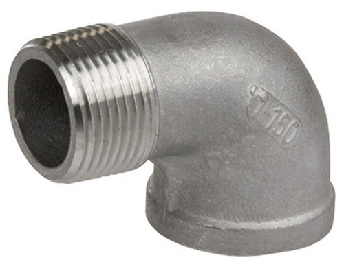 Smith Cooper Cast 150# Stainless Steel 3/8 in. 90° Street Elbow Fitting - Threaded