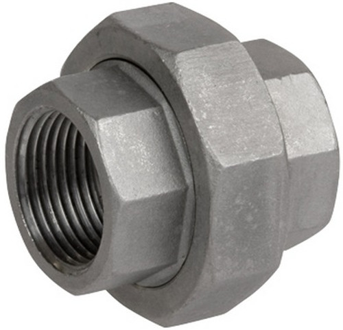 Smith Cooper Cast 150# Stainless Steel 1/2 in. Union Fitting - Threaded