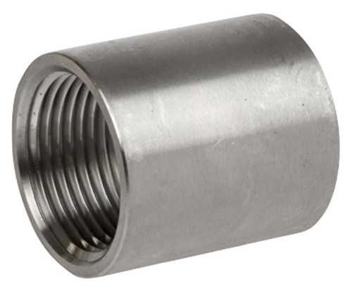 Smith Cooper Cast 150# Stainless Steel 1 in. Full Coupling Fitting - Threaded