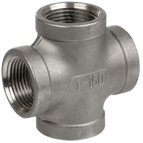 Smith Cooper Cast 150# Stainless Steel 1 1/2 in. Cross Fitting - Threaded