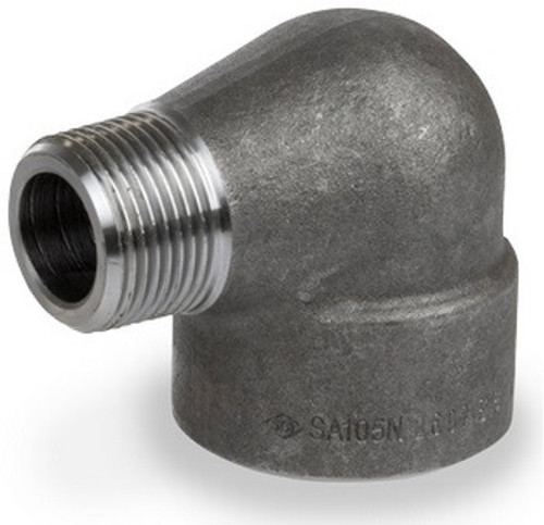 Smith Cooper 3000# Forged Carbon Steel 1 1/2 in. 90° Street Elbow Fitting - Threaded