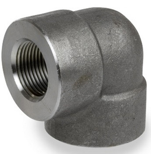 Smith Cooper 3000# Forged Carbon Steel 1/4 in. 90° Elbow Pipe Fitting - Threaded