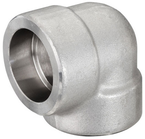 Smith Cooper 3000# Forged 316 Stainless Steel 1 in. 90° Elbow Fitting - Socket Weld