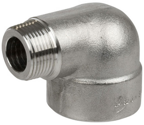 Smith Cooper 3000# Forged 316 Stainless Steel 3/8 in. 90° Street Elbow Fitting - Threaded