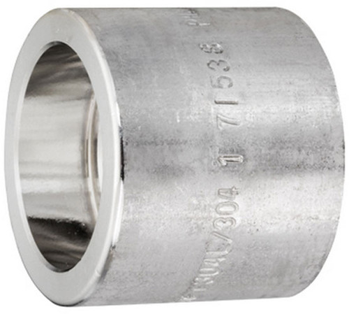 Smith Cooper 3000# Forged 316 Stainless Steel 1/4 in. Full Coupling Fitting - Socket Weld