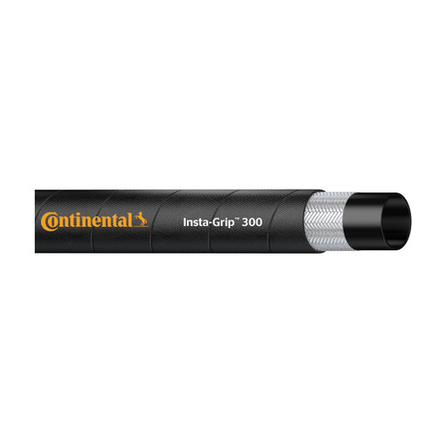 Continental ContiTech 1/4 ID x 1/2 OD 25 ft. Long Multipurpose Air Hose  MNPT x MNPT Ends, 200 Working psi, -40 to 190°F, 1/4 Fitting, Black