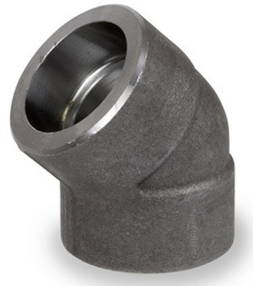 Smith Cooper 6000# Forged Carbon Steel 1 in. 45° Elbow Fitting - Socket Weld