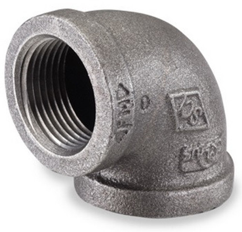 Smith Cooper 150# Black Malleable Iron 1/4 in. 90° Elbow Pipe Fittings - Threaded