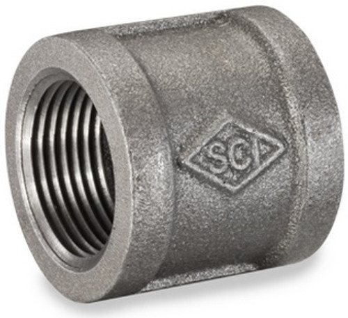 Smith Cooper 150# Black Malleable Iron 3/4 in. Banded Coupling Pipe Fittings - Threaded