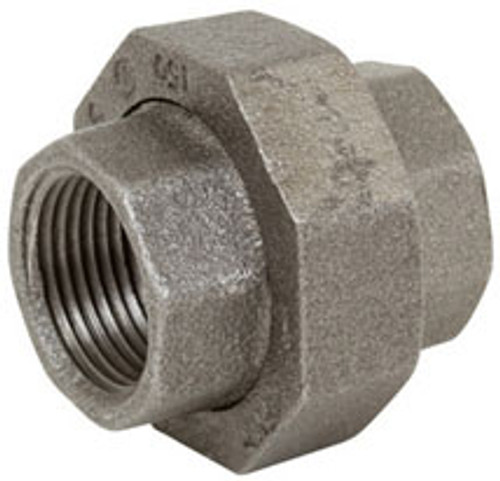 Smith Cooper 150# Black Malleable Iron 3/8 in. Union Pipe Fittings - Threaded