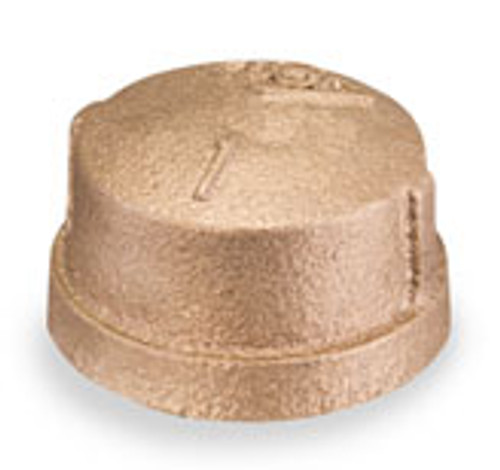 Smith Cooper 125# Bronze Lead-Free 1/4 in. Cap Fitting - Threaded
