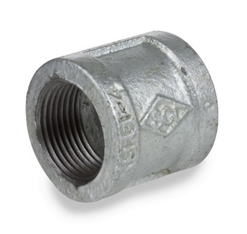 Smith Cooper 150# Galvanized Iron 2 in. Banded Coupling - Threaded