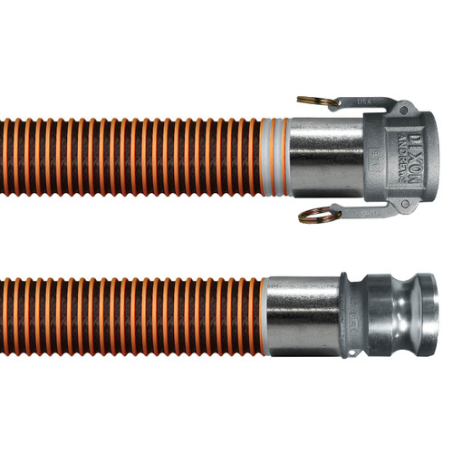 Kuriyama Tigerdrop NDH Series Black Fuel 3 in. Drop Hose Assemblies w/ Part C Female Coupler x Part E Male Adapter Ends