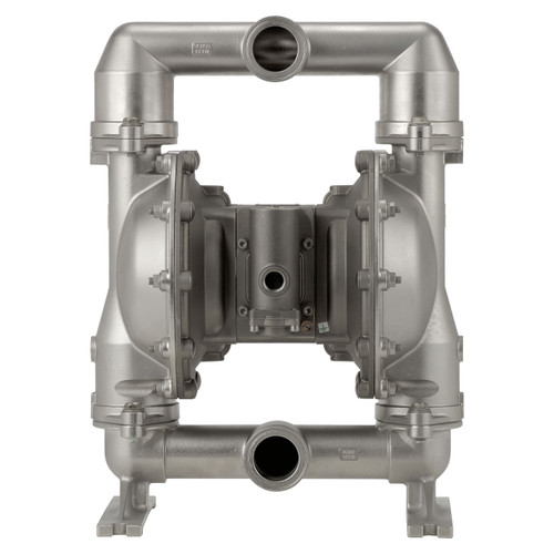 ARO Sanitary Series 1 1/2 in. Tri-Clamp Air Diaphragm Pump w/ Santoprene Diaphragms & Balls, Stainless Steel Seats