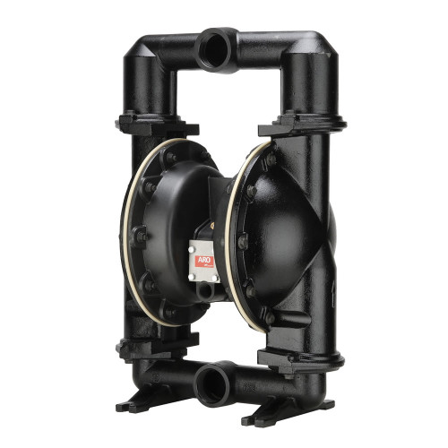 ARO PRO Metallic Series 2 in. NPTF Aluminum Diaphragm Pump w/ Hytrel Diaphragms, Balls & Seats