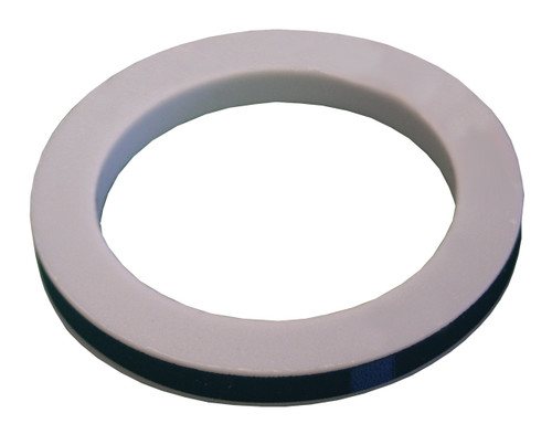 Dixon 1 in. PTFE (TFE) Envelope with Nitrile Rubber Filler Cam & Groove Gasket (White / Black)