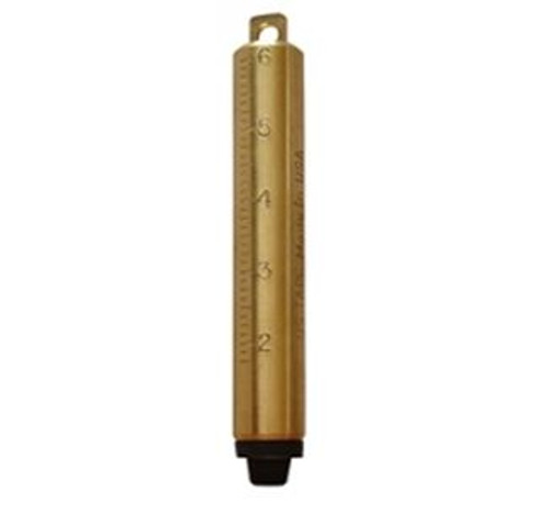 U.S. Tape 20 oz. Brass Innage Plumb Bob w/ Rubber-Tipped End