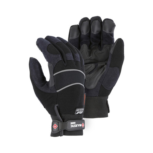 Majestic Armor Skin Winter Gloves (Black)