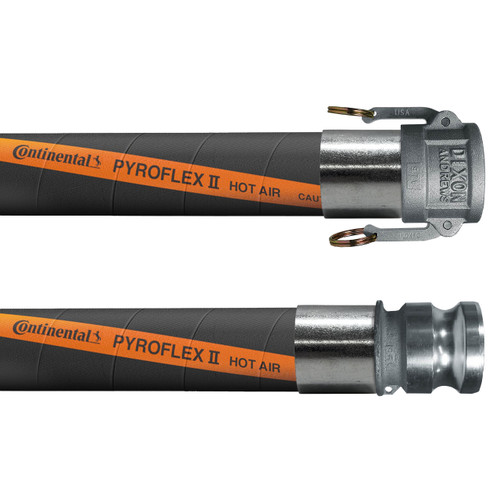 Continental ContiTech Pyroflex II Hot Air 3 in. 100 PSI Hose Assemblies w/ C x E Ends