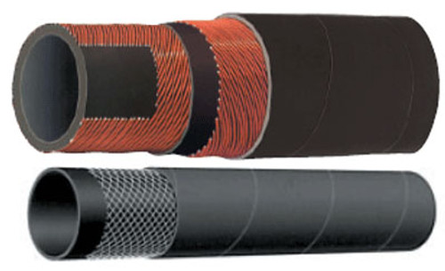 Kuriyama T253AA Alfagomma 2 1/2 in. x 100 ft. 150 PSI EPDM Water Discharge Hose - Hose Only