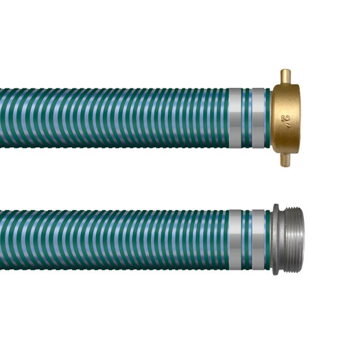 Kuriyama K Series 2 in. PVC Suction Hose w/ Pin Lug Couplings