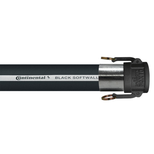 Continental ContiTech Black Softwall 4 in. 50 PSI Hose Assemblies w/ C x C Ends