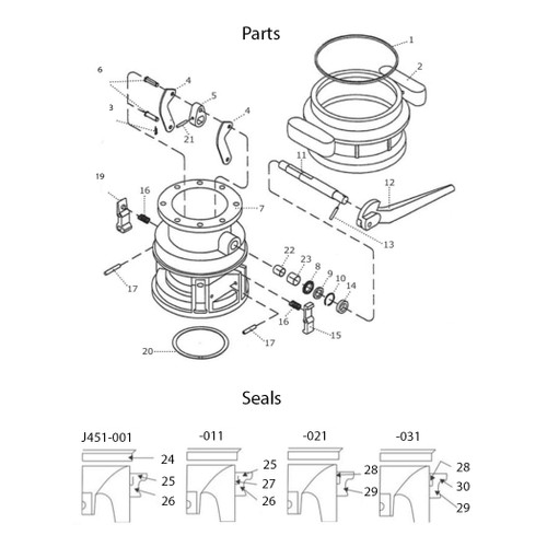 Emco Wheaton J451-031 Bearing - Item # 22